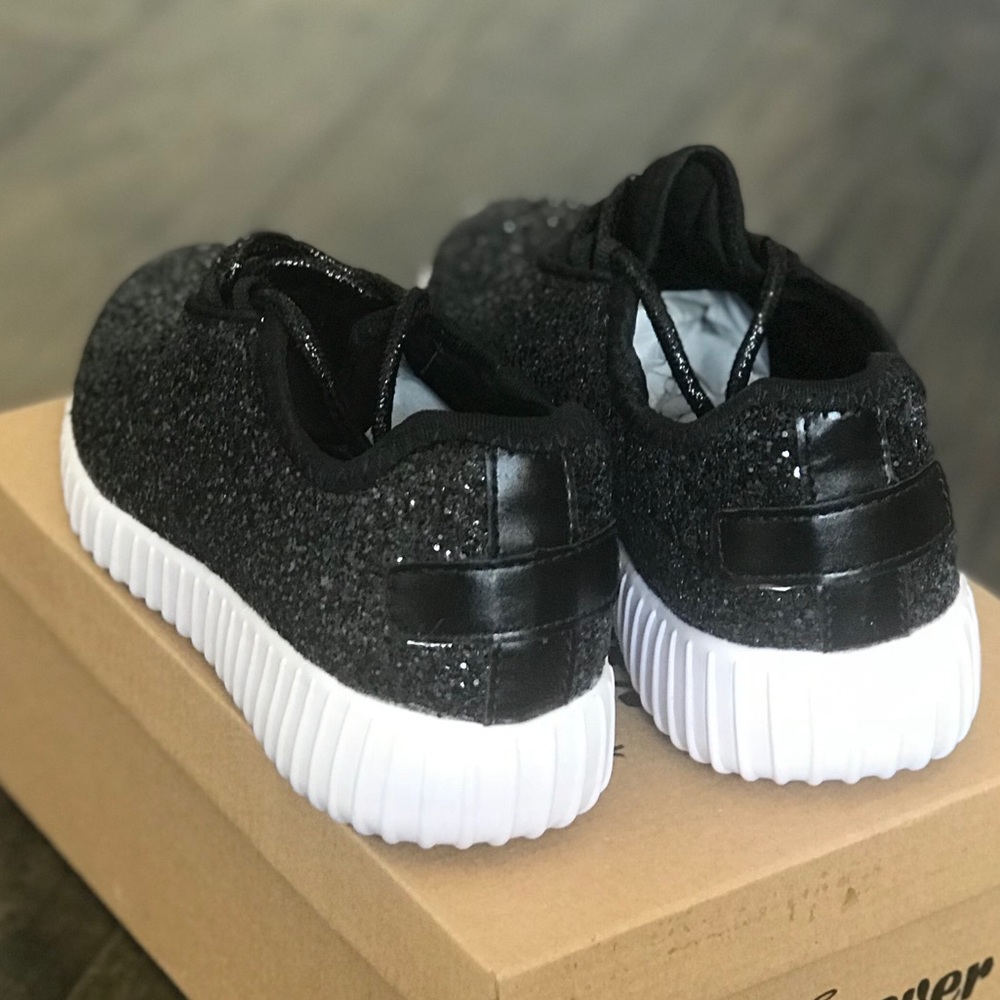 Glitter fashion sneaker black - Picture 4 of 4